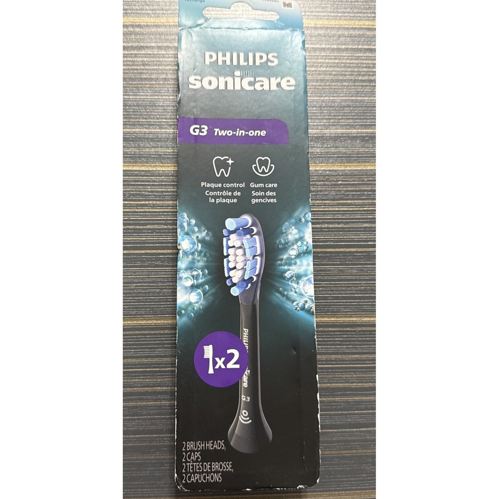 2-Pack Philips Sonicare G3 Gum Care Replacement Toothbrush Brush Heads HX9052/95